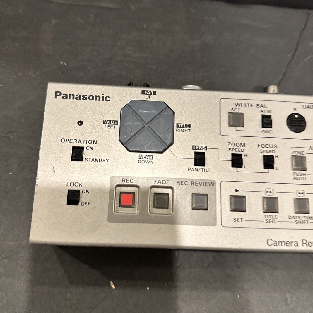 Panasonic WV-CR12 Camera Camera Remote Controller,Untested #R47