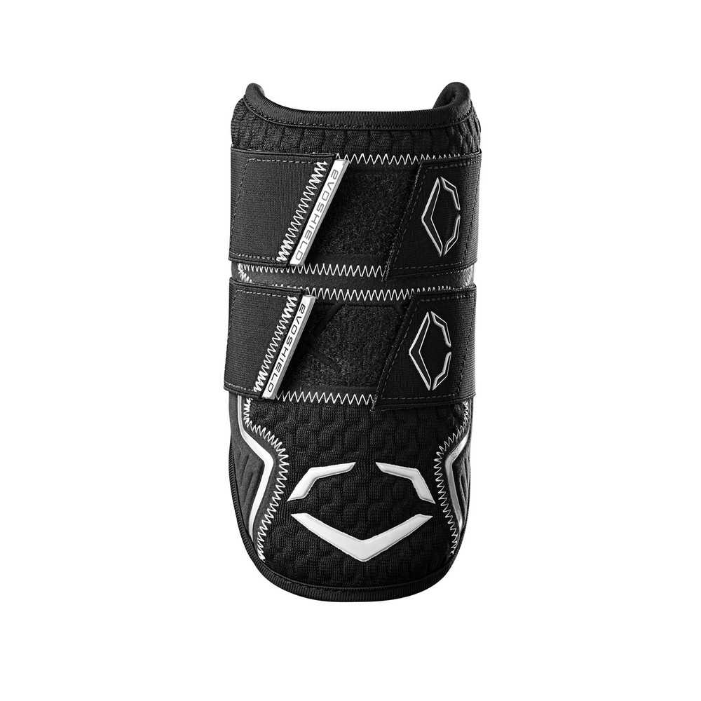 EvoShield Pro-SRZ 2.0 Batter's Double Strap Elbow Guard - Black, Large, Black