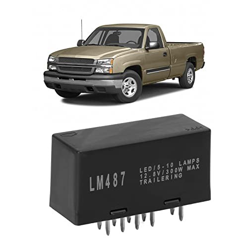 Hazard Flasher, LED Flasher Relay 10Pin Electronic Turn Signal Replacement for