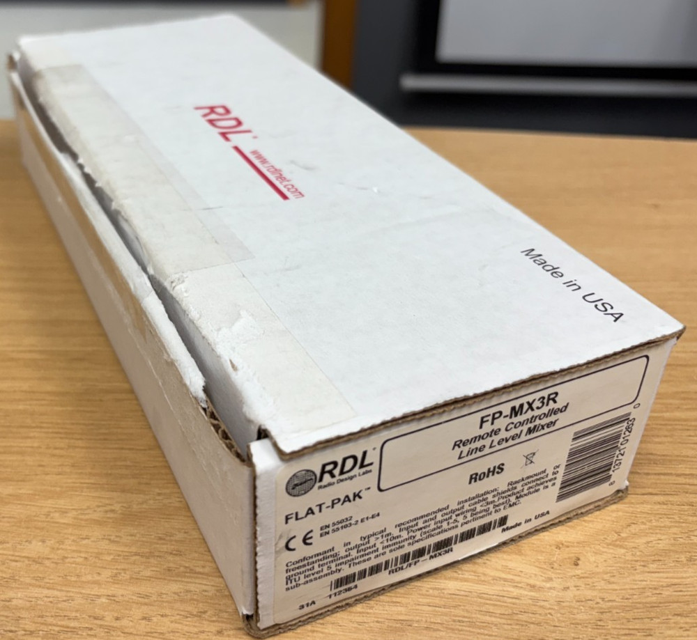 RDL FP-MX3R Remote Controlled Line-Level Mixer