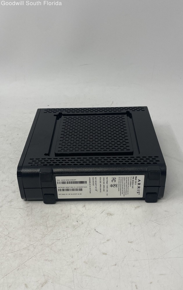 Arris Model SBG10 Surfboard Black Cable Modem Router With Power Adapter