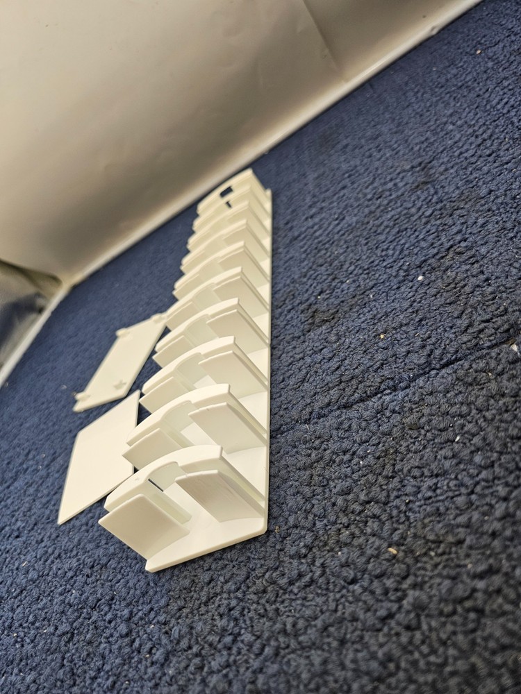 (QTY 2) Hat Rack Baseball Caps Organizer Space Saving Storage Holder