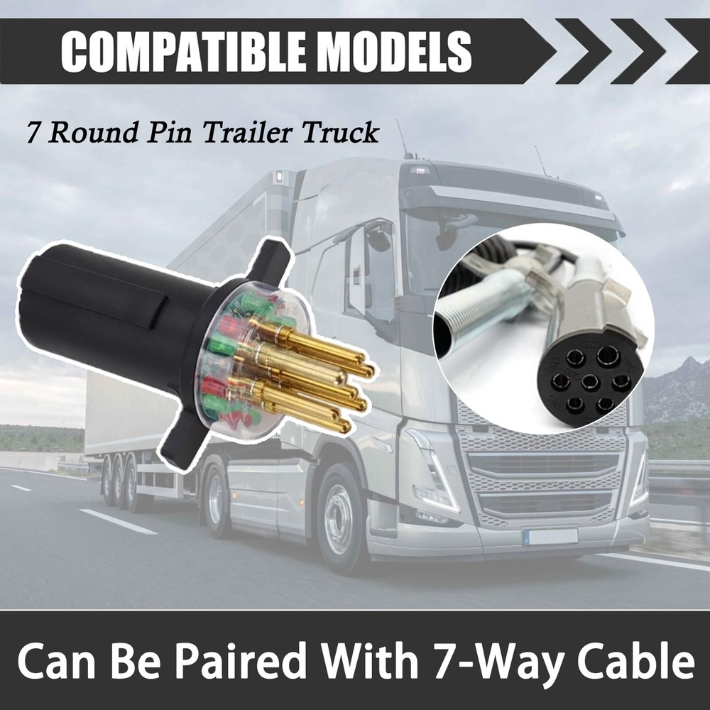 7-way tractor plug tester. Trailer light tester. Tracker alt for tractor-trailer