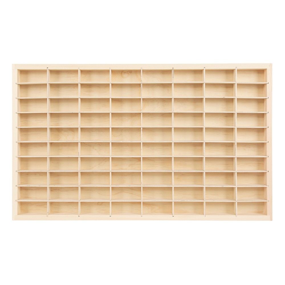 80Grid Model Car Diecast Display Case Storage Rack Wall Mount Rack 1:64 Scale
