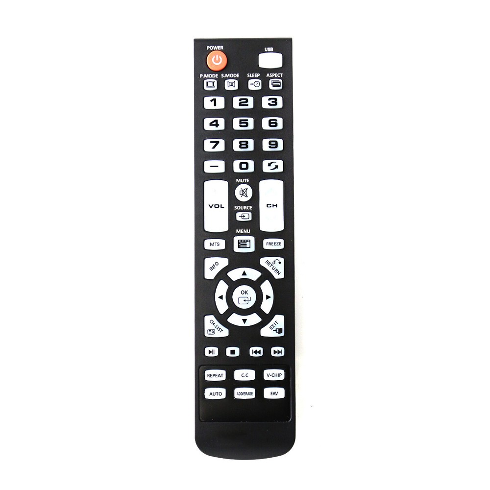 New Remote Control for Element TV ELEFT195 ELEFW581 ELEFT222 ELEFW3916 ELEFT407