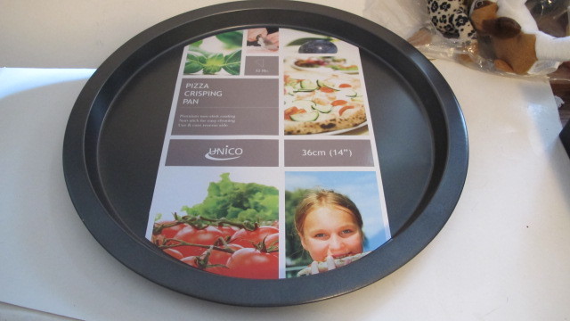 Pizza Crisping Pan. Nonstick. 14". New.