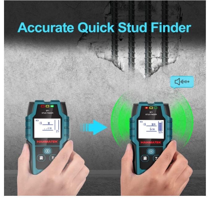 Metal Wall Stud Scanner Finder Pipe AC Wire Detector Smart Sensor Electronic