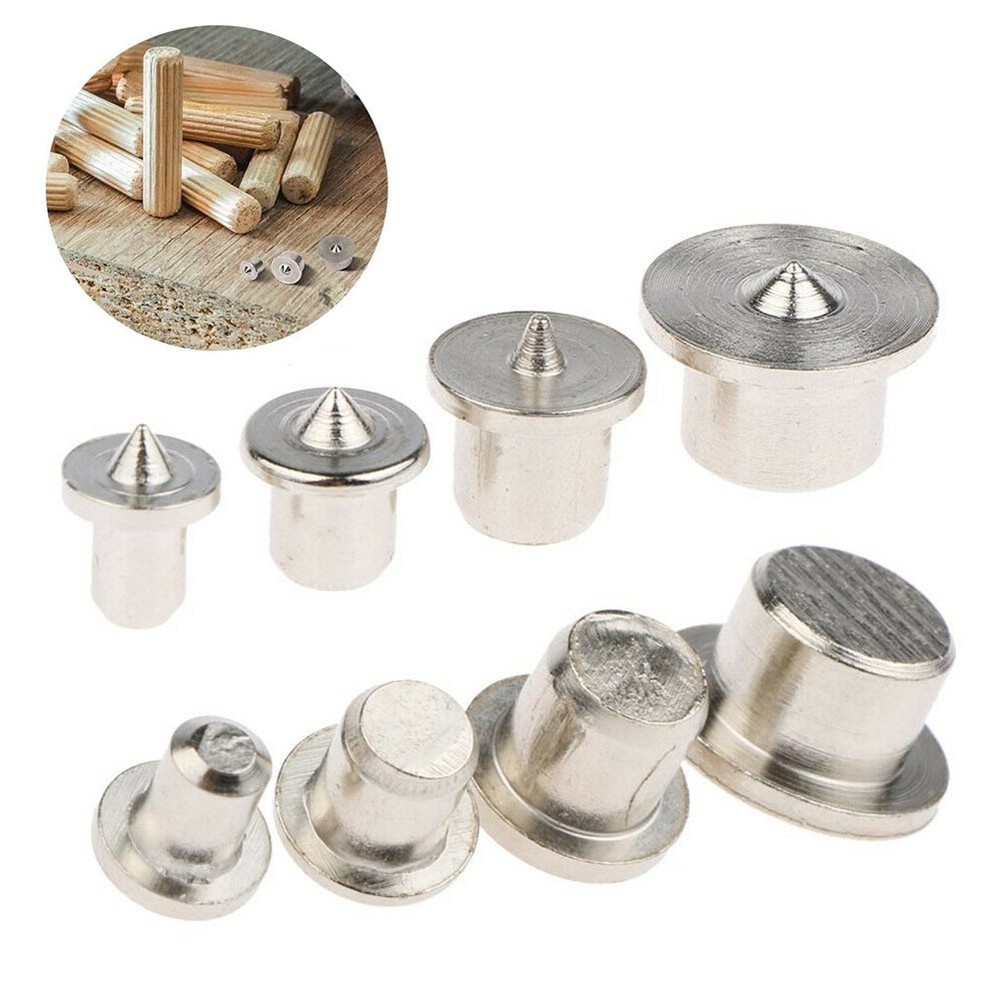 New High Quality Dowel Centre Point Dowel Centers 8Pcs Solid 8mm 8pcs/Set