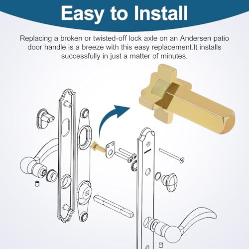Replacement Andersen Hinged Door Lock Actuator 2579542, Compatible with