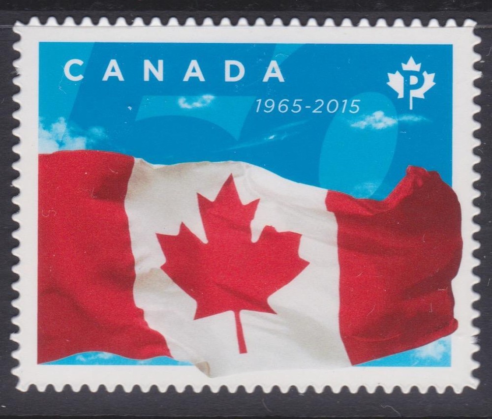 Canada 2015 #2807i Canada's Flag - die cut