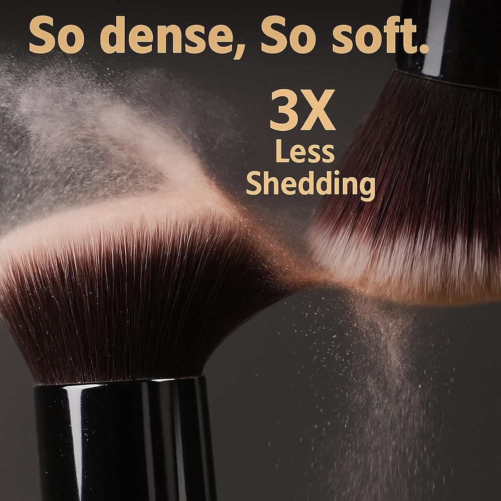 Makeup Brushes Set, Professional Foundation Eyeshadow Concealer Applicator, 2 B