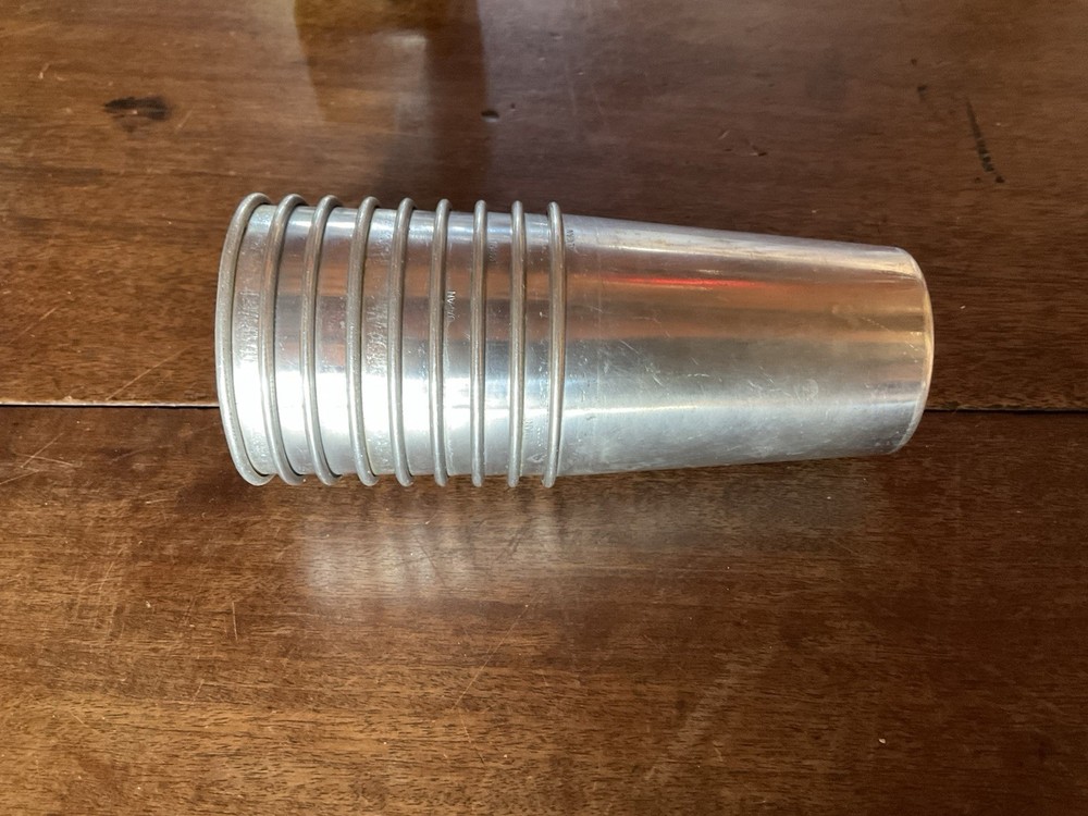 Set 9 Aluminum Camping Cups