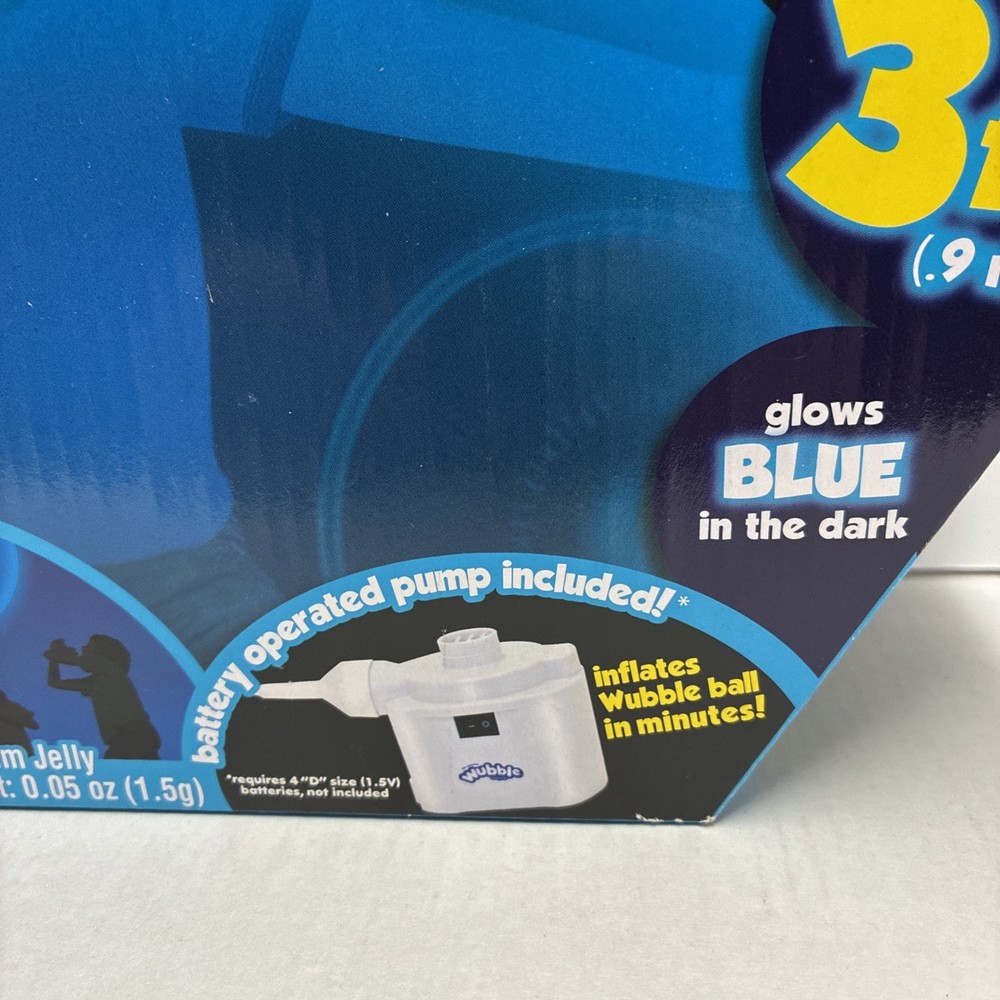 GloWubble Bubble Ball Glows Blue in the Dark