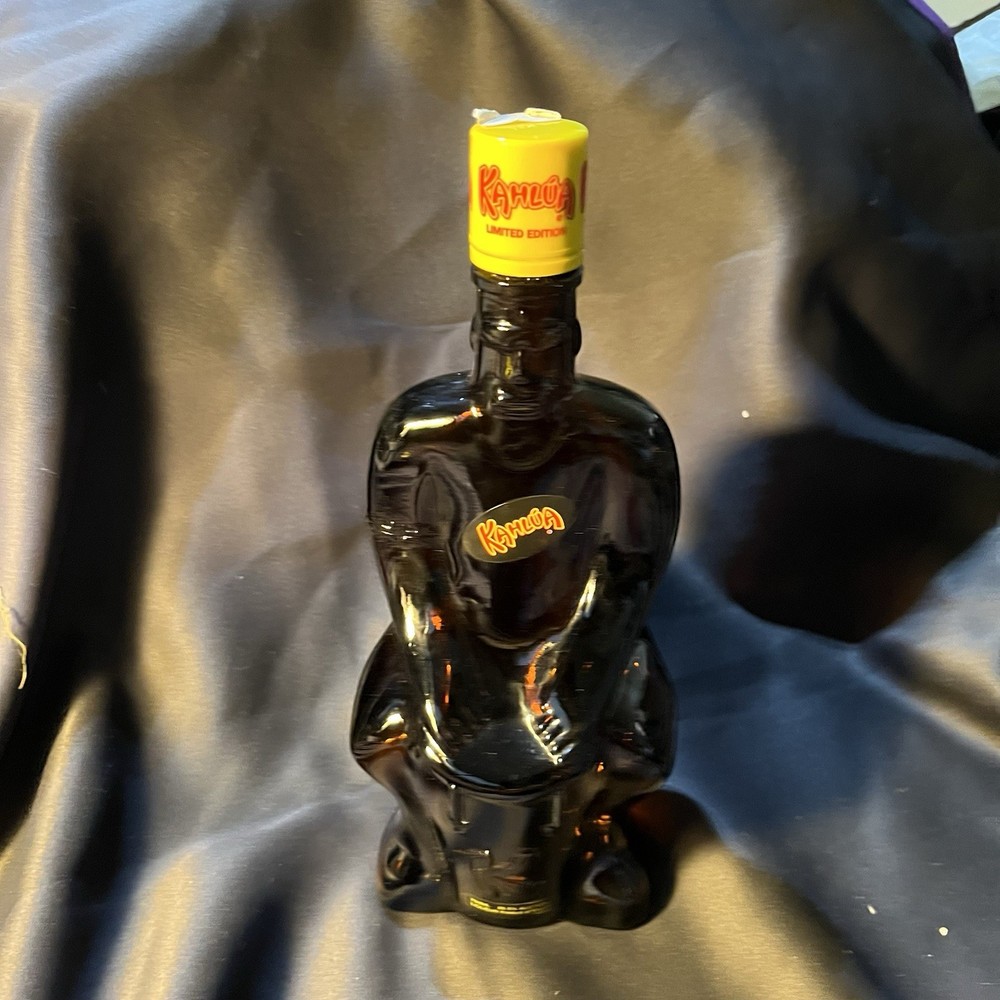 Vintage Kahlua Limited Edition 750ml Bongo Player Bottle