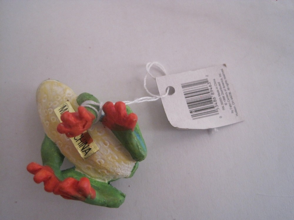Frog Pot Percher NIP