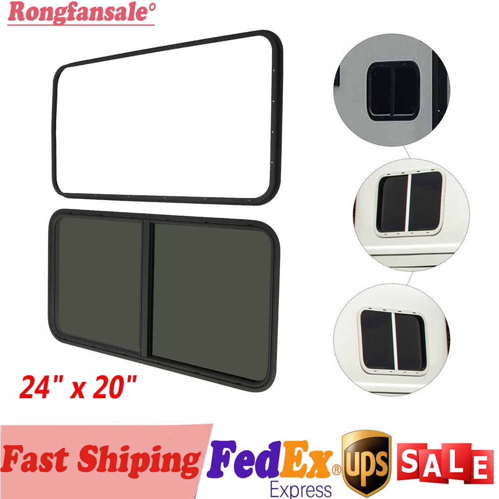 RV Window Horizontal Sliding Windows Multiple Wall Thicknesses Waterproof