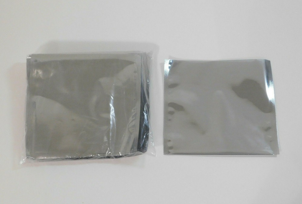 25 Pcs 6" x 6" Open Top Anti static Shielding Bags