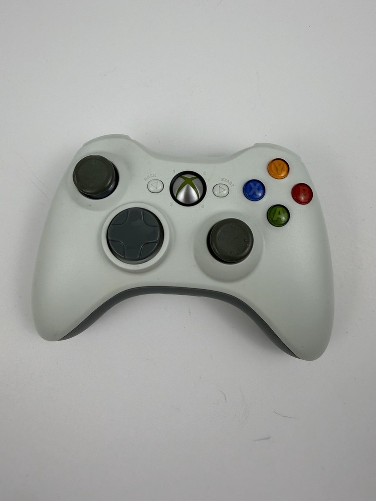 Microsoft Xbox 360 Wireless Controller White Genuine OEM Tested Works