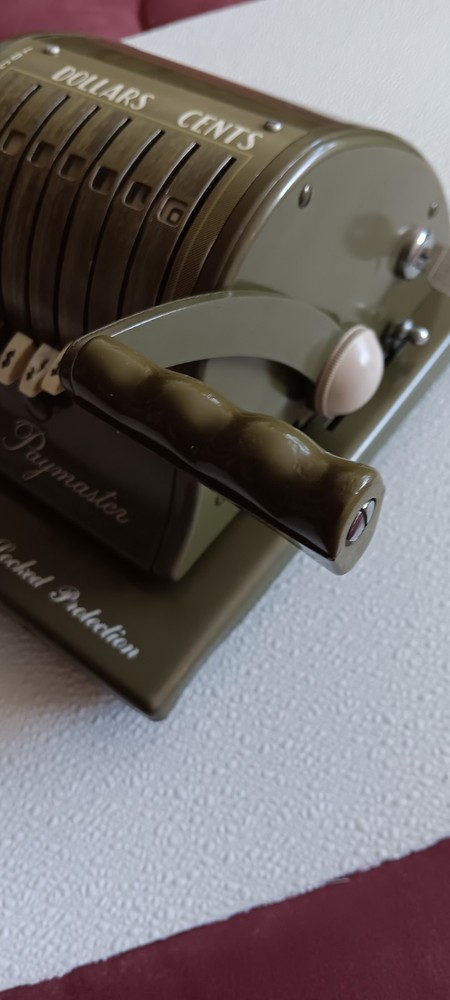 Paymaster Vintage Check Writing Machine Series S-1000