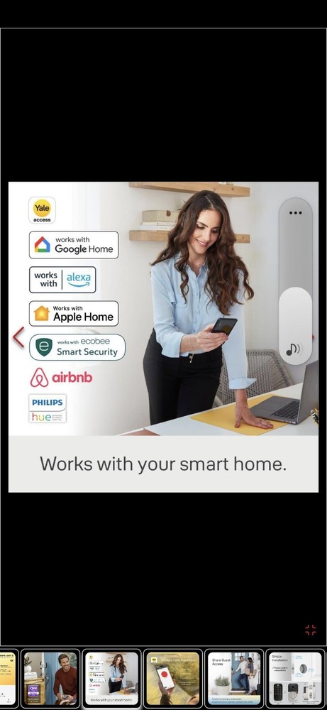 Yale Assure Lock 2 Touchscreen Smart Door Lock Wi-Fi Black Silver, Alexa Google