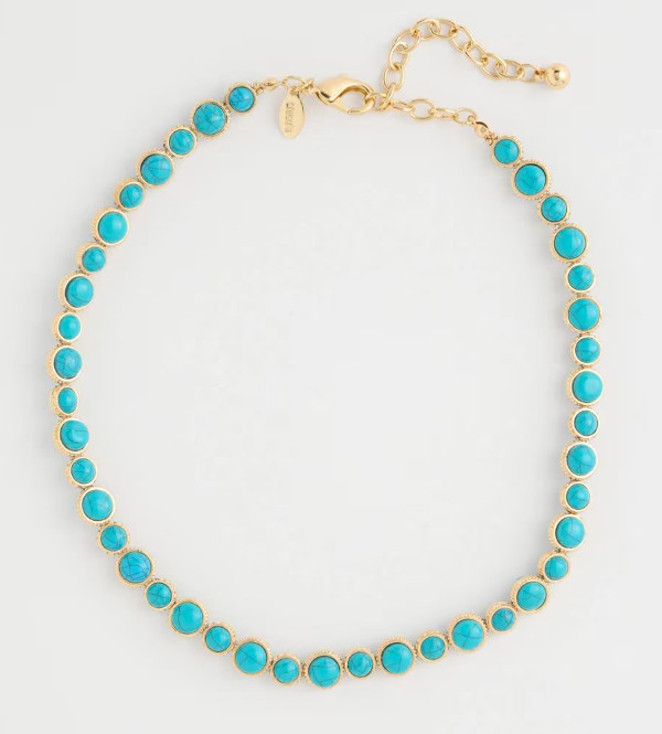 Chico's Turquoise Resin Short Necklace