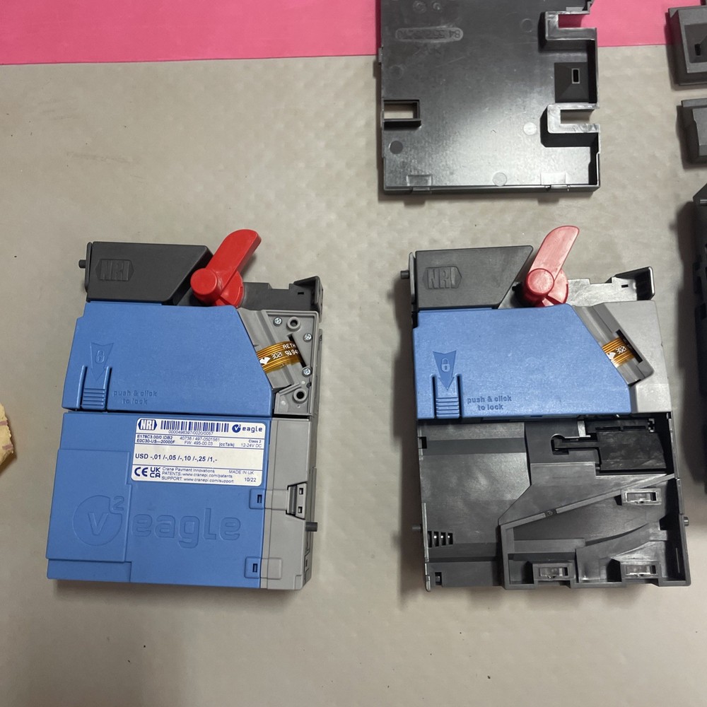 (4) NRI V2 EAGLE COIN VALIDATOR E178C3.00/0 DB2- (15073) Bent Tab S9