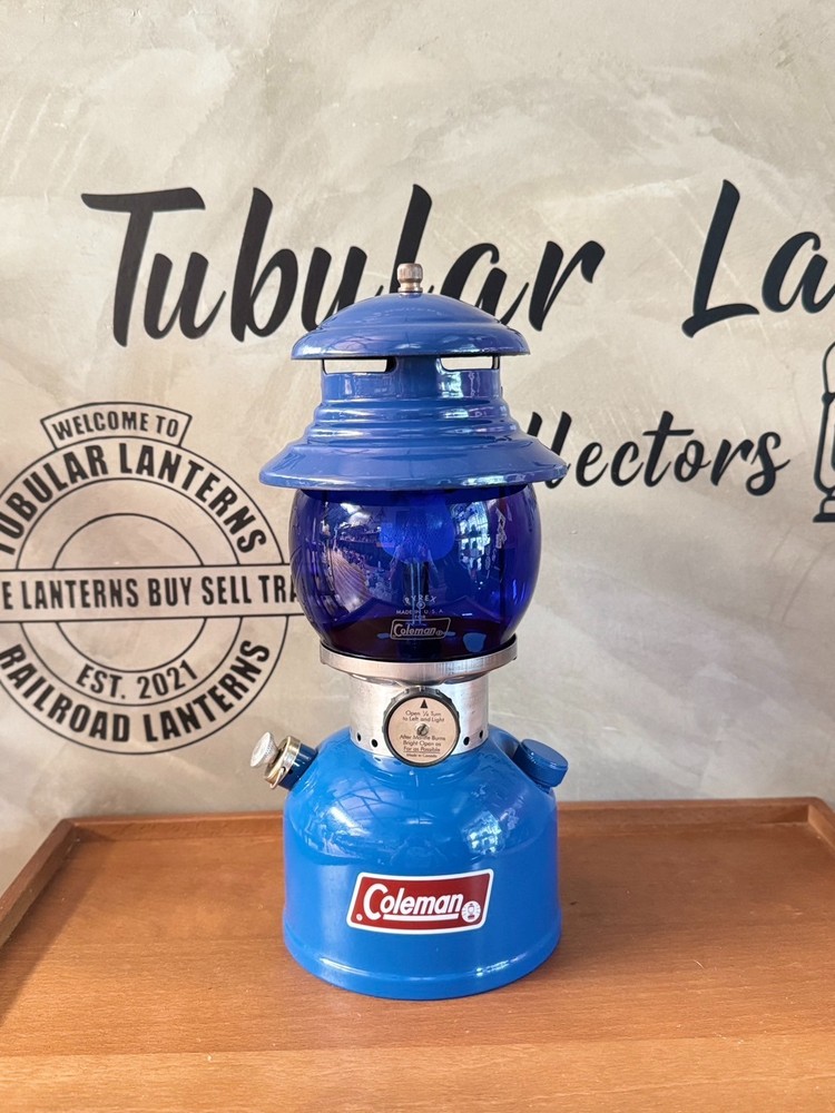 Coleman 200a Tall Ventilator lantern dark blue replacement