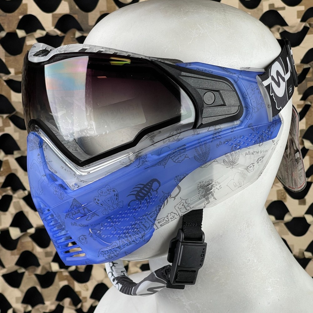 Push Unite Paintball Mask Blue We Are Brain Dead Collaboration Gradient Clear