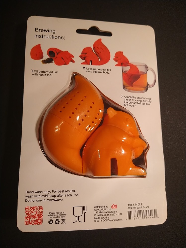 SQUIRREL TEA INFUSER, Made By DCI
