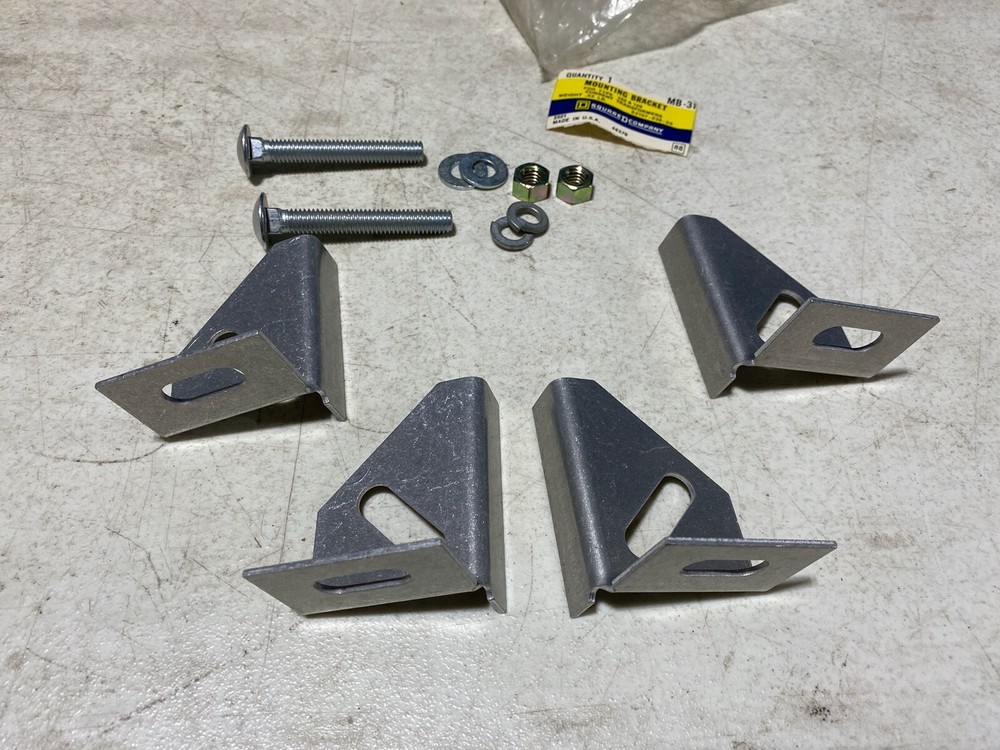 One (1) Square D MB-31 Mounting Bracket for Type 100 & 200 Current Transformers