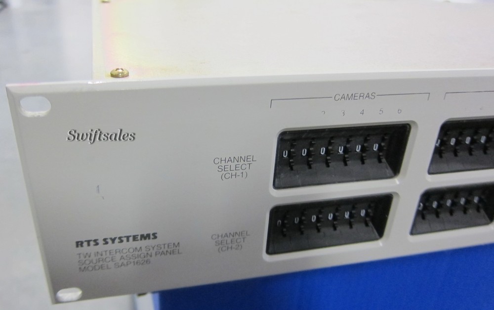 RTS Systems / Telex - SAP-1626 Source Assign Panel - Cleaned & Working - #6