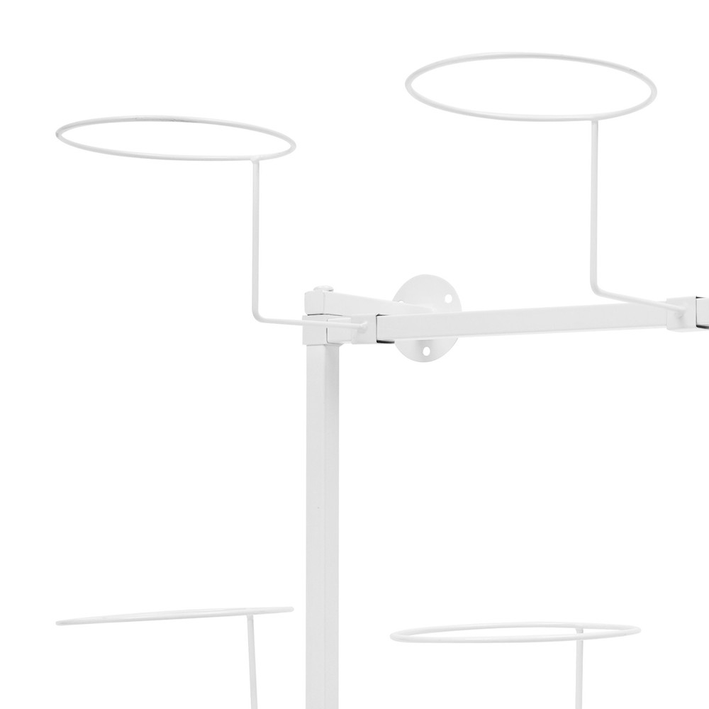 Wall Mount Hat Rack Hat Storage Hanger 3-Tier Wall-Mounted Hat Display Rack
