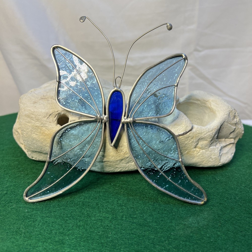 Stainglass Butterfly Art 6” X 6”