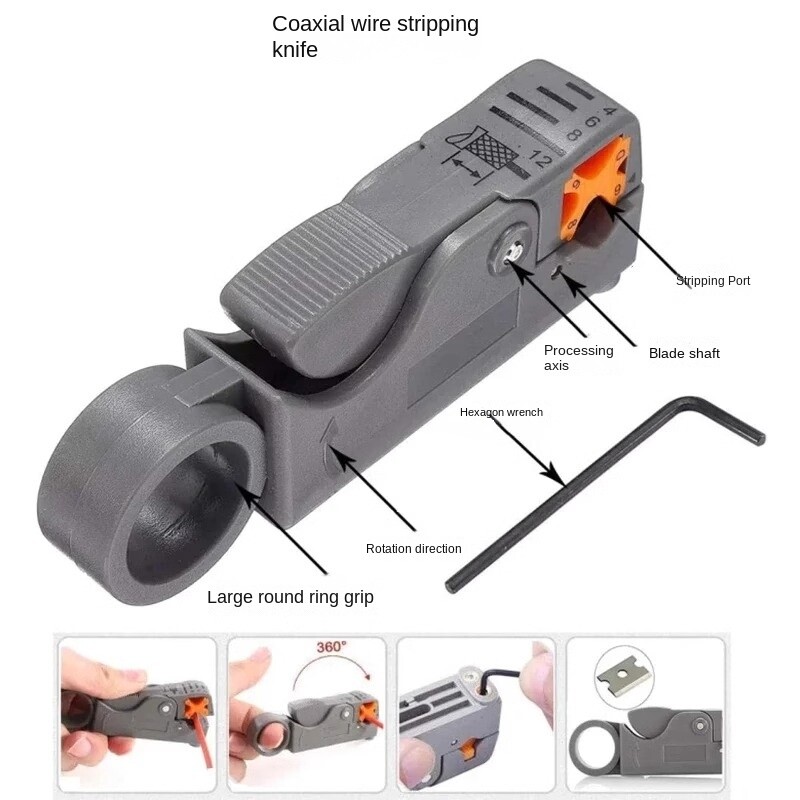 11pcs Network Tester Crystal Head Sheath Combination Toolkit 265*150*60mm