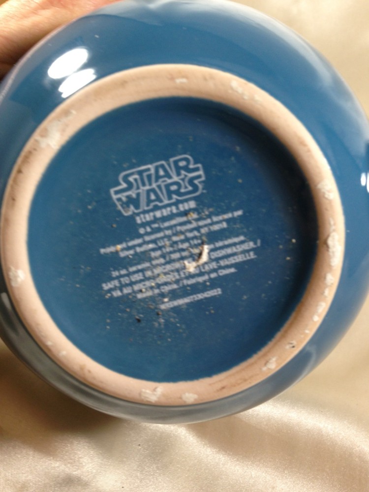Ceramic Star Wars Grogu Soup Mug Protect Attack Snack