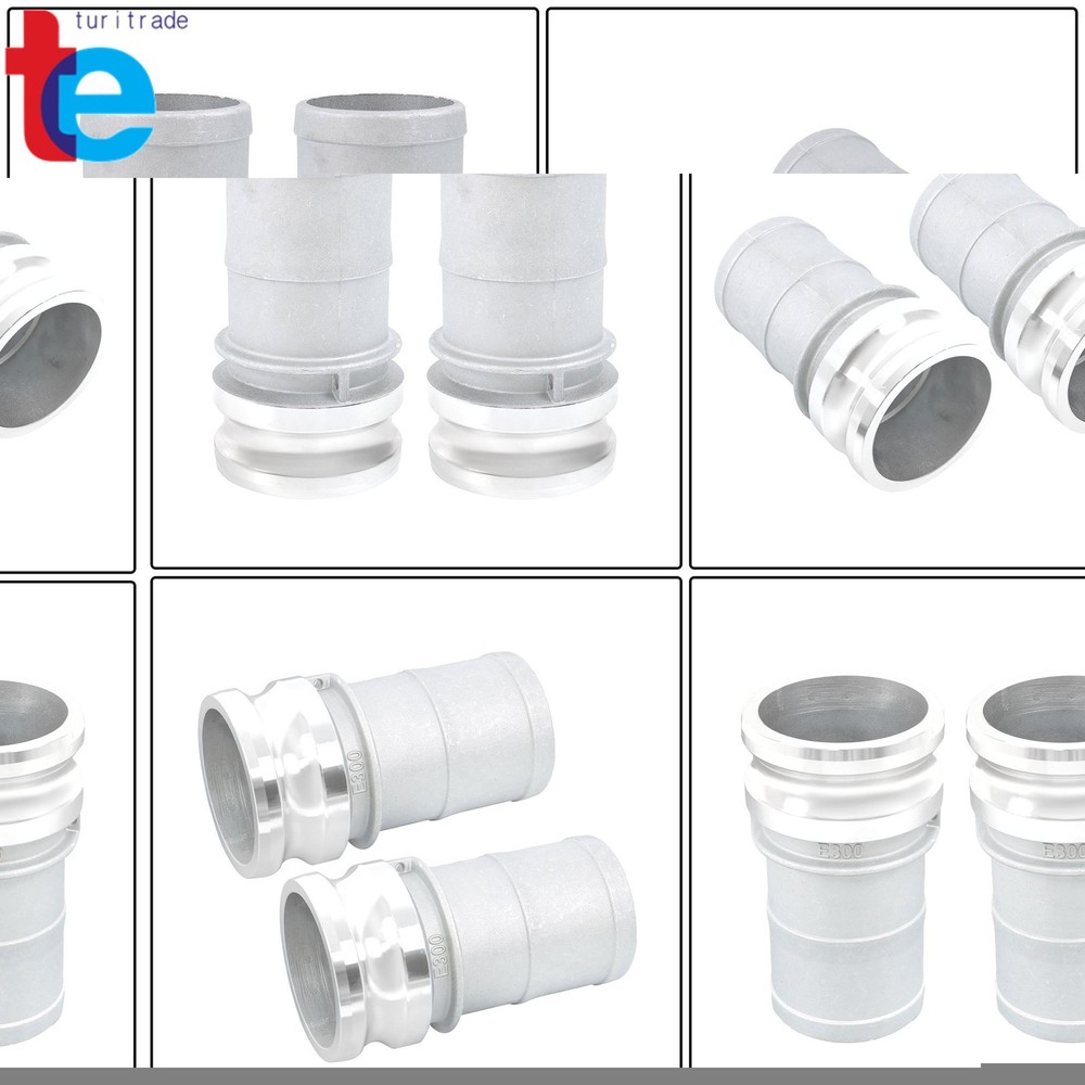 2 Pack Quick Release 3 Inch Type E Camlock Coupler Aluminum Durable