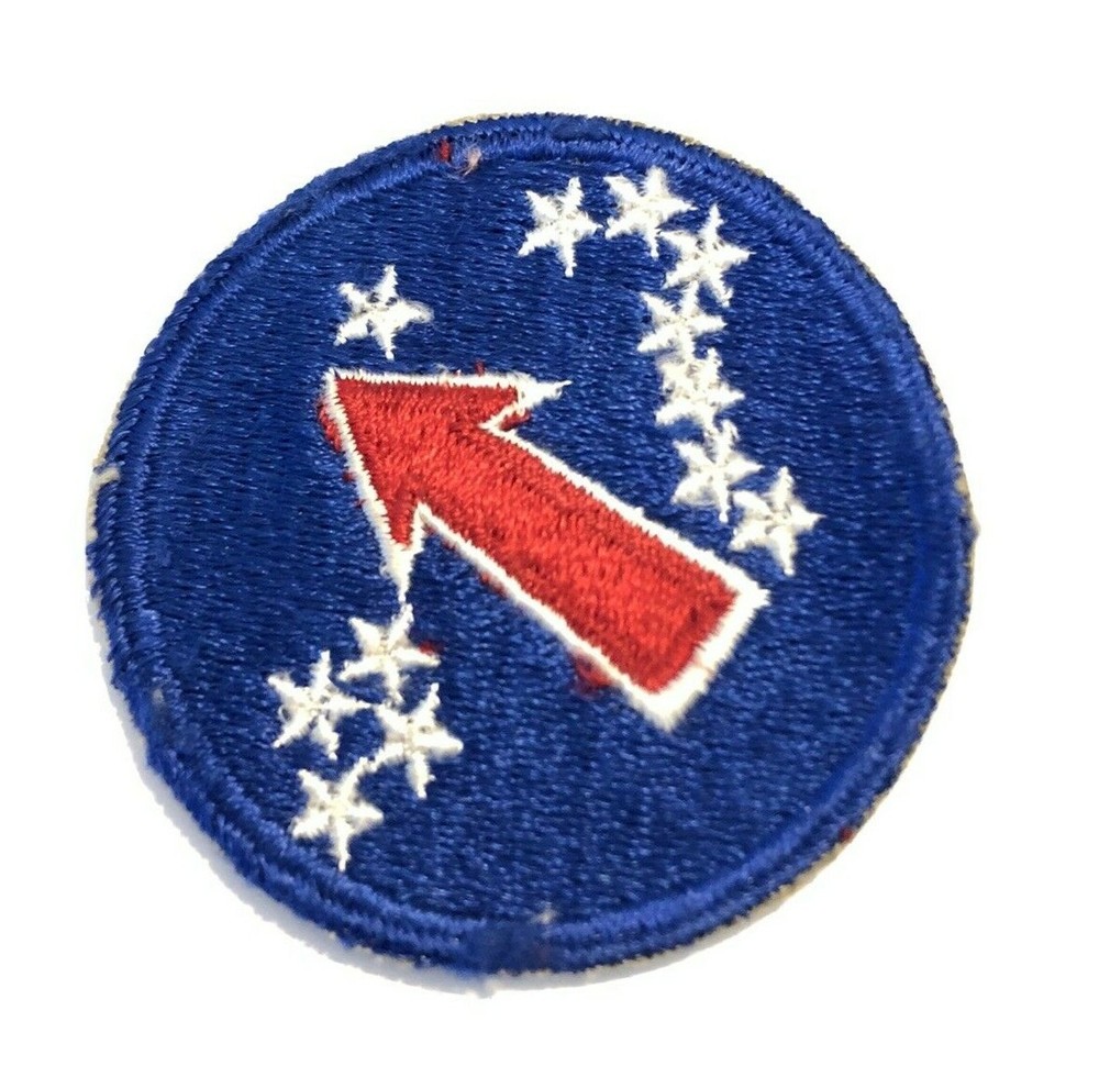 VINTAGE WWII US ARMY PACIFIC COMMAND USARPAC SHOULDER PATCH INSIGNIA WHITEBACK
