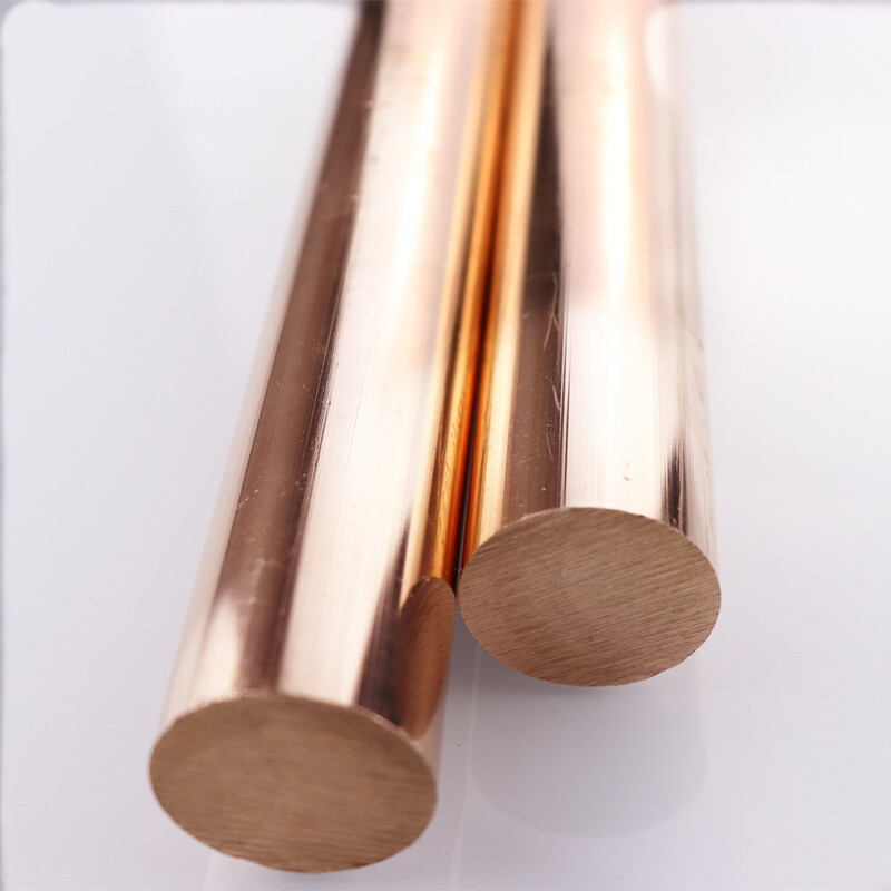 Copper Round Rod Solid Bar Length 100mm-300mm Dia 12mm-50mm Multiple Sizes