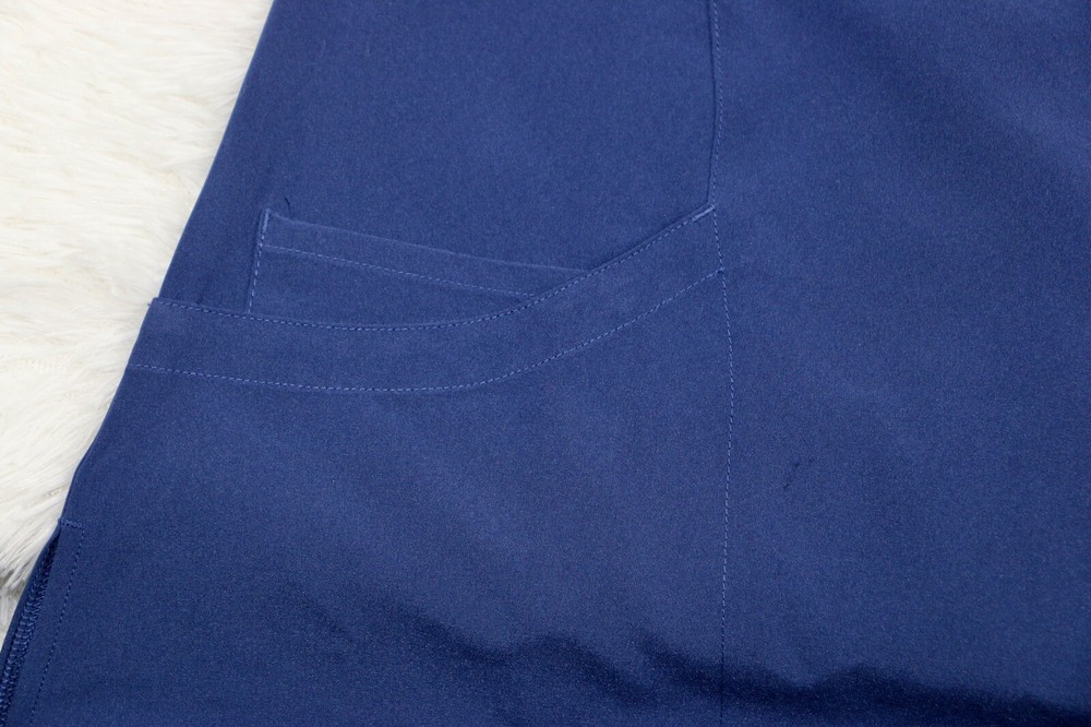 Contego Active Stretch Navy Scrub Top- Size M - NWT