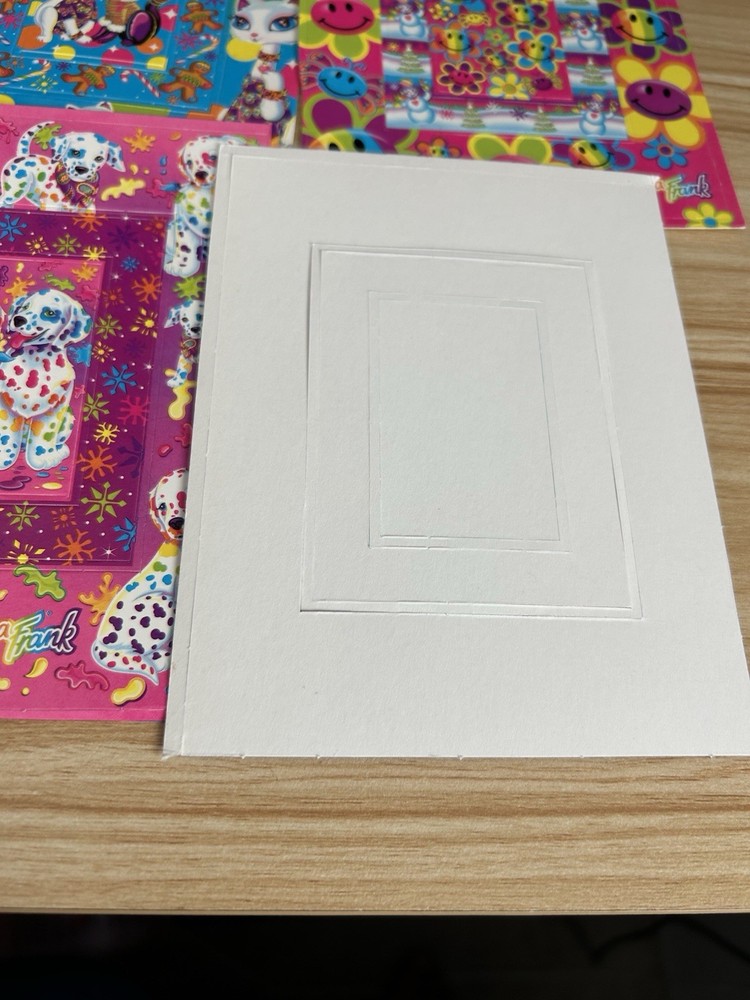 Lisa Frank Scrapbook Cardboard Frames