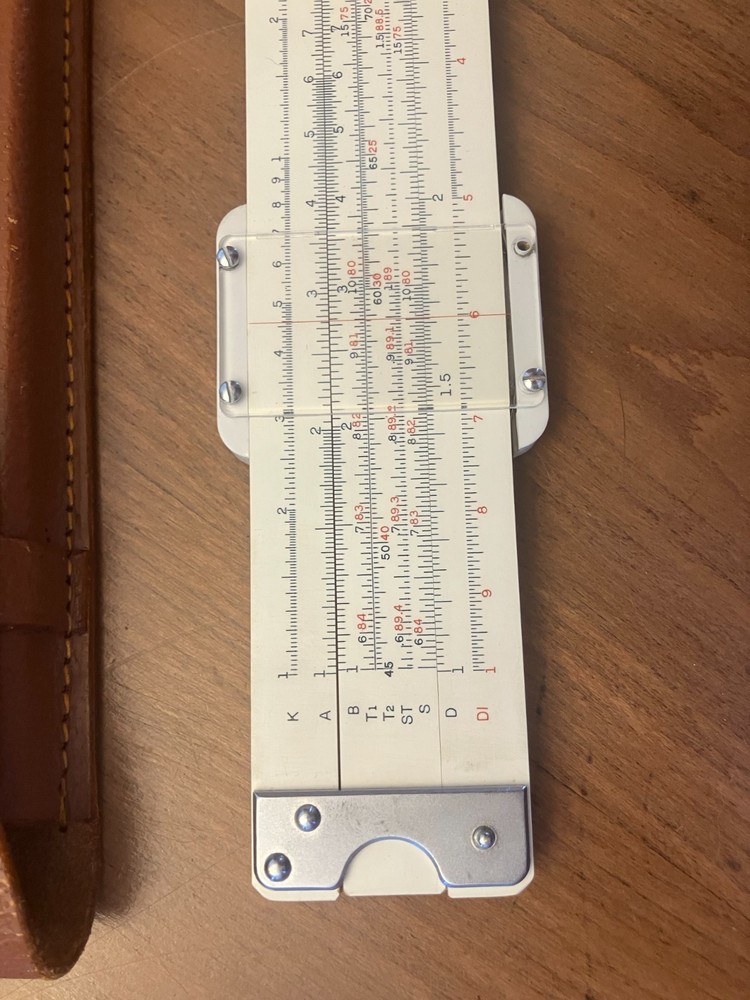 Vintage Lutz Slide Rule No. 252