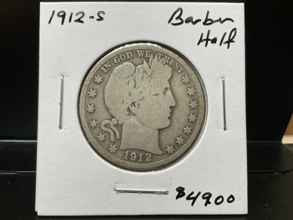 1912-S  Barber Half