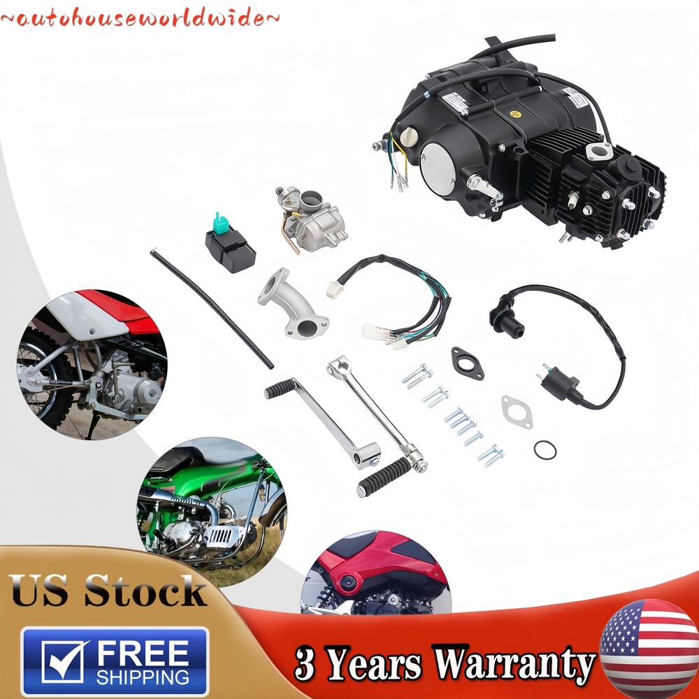 110cc CDI Ignition Engine Motor Kick-start Engine Kit For HONDA & Mini Trail