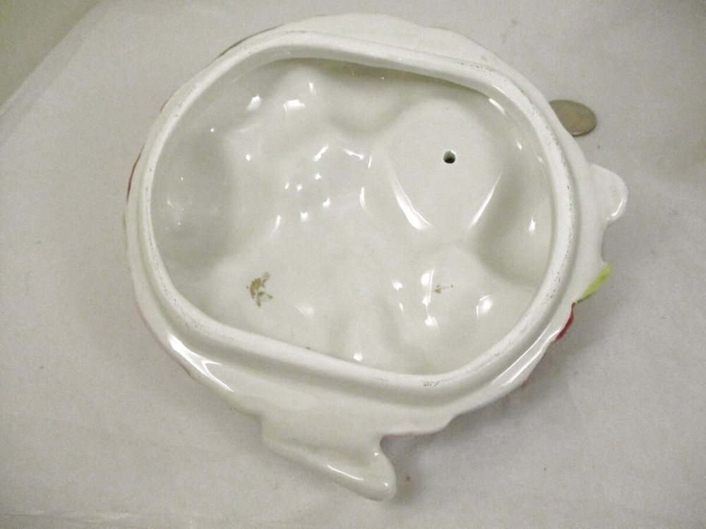 Fitz &; Floyd Essentials Christmas Kitty Cat Sleeping Fitted Lidded Candy Dish F