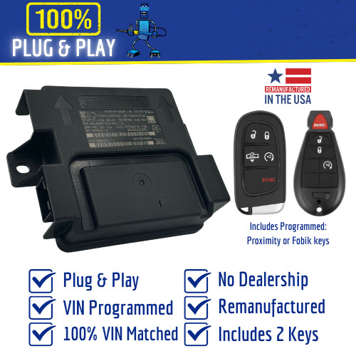 2013 RAM 1500 RF Hub Module Part# 56046941AI w/ programmed keys