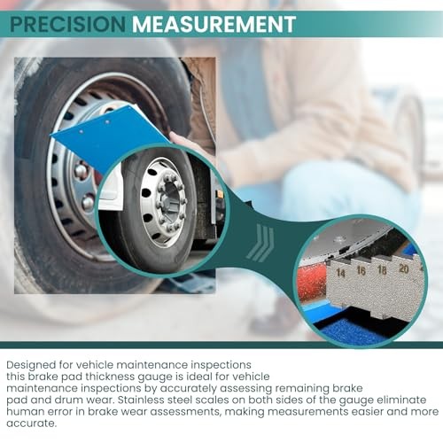 Mini Tech Gauge 32nds Brake Pad Measuring Tool