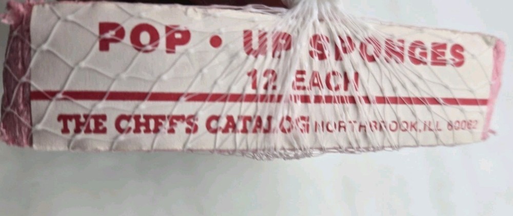 Chefs Catalog Pop Up Sponges 12 Pack