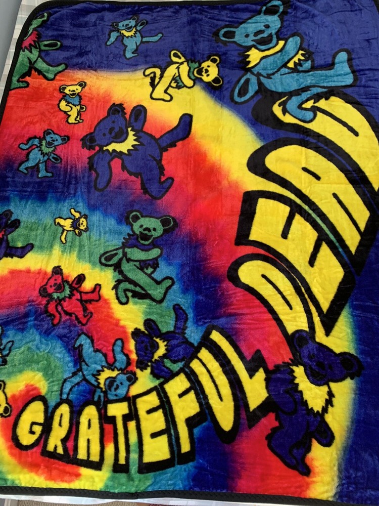 Grateful Dead Blanket | Dancing Bears Throw Blanket | Grateful Dead Wall Decor
