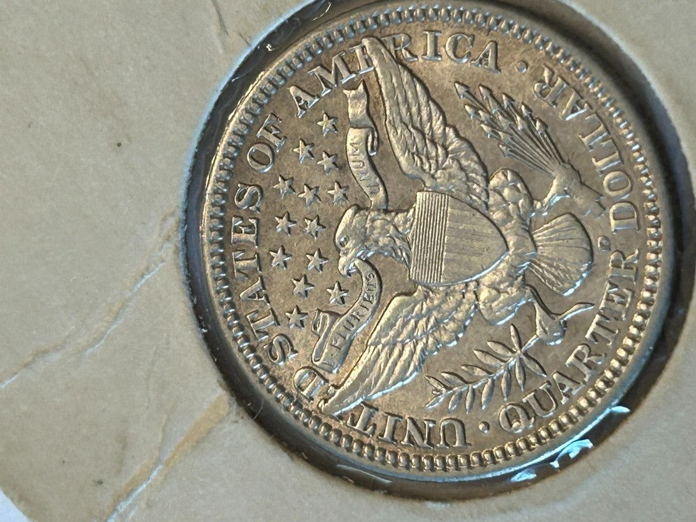 1908 D Better Date Barber QUARTER Dollar –