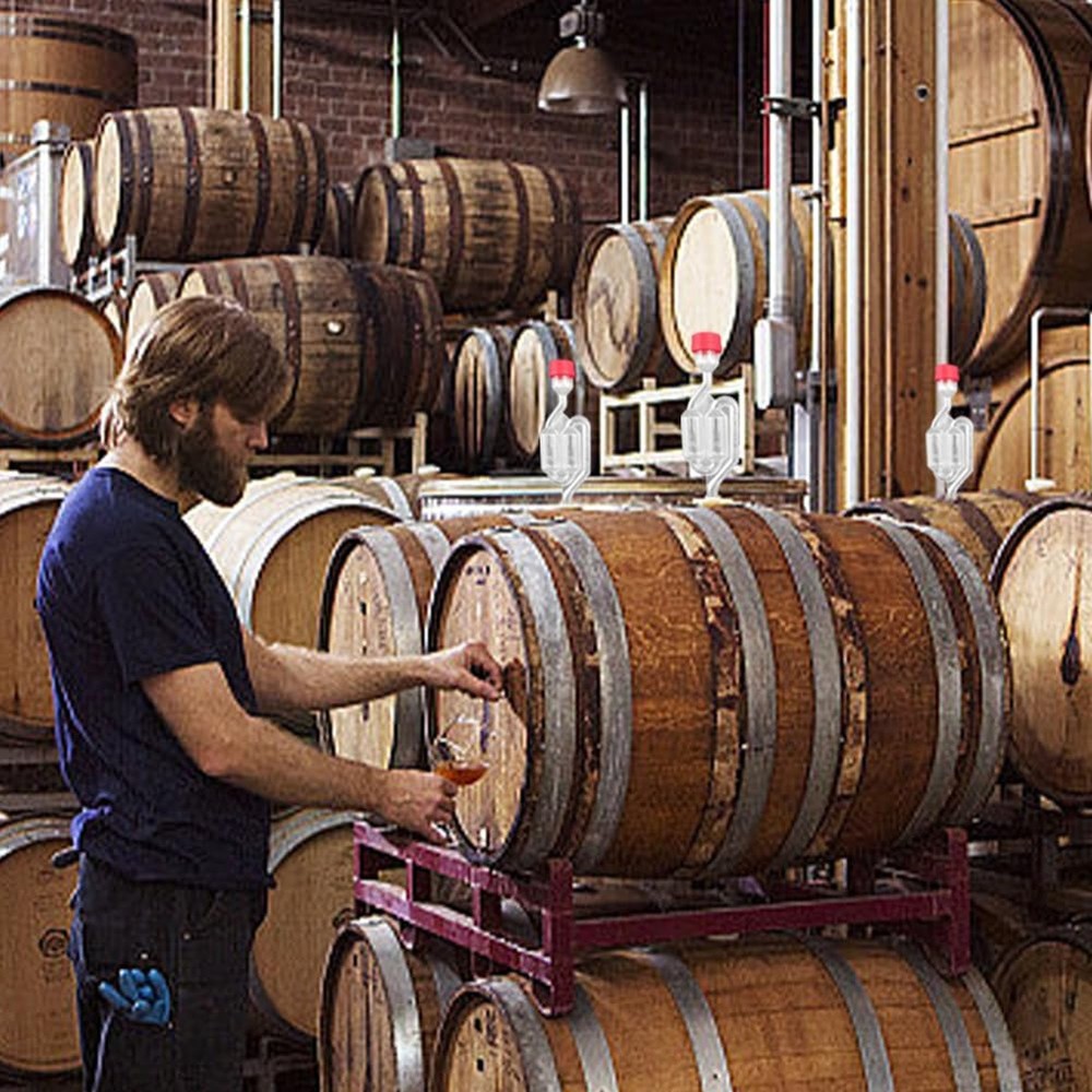 2pcs Fermentation Airlock, Brewing Airlock Plastic, Fermentation Valve Bubble...